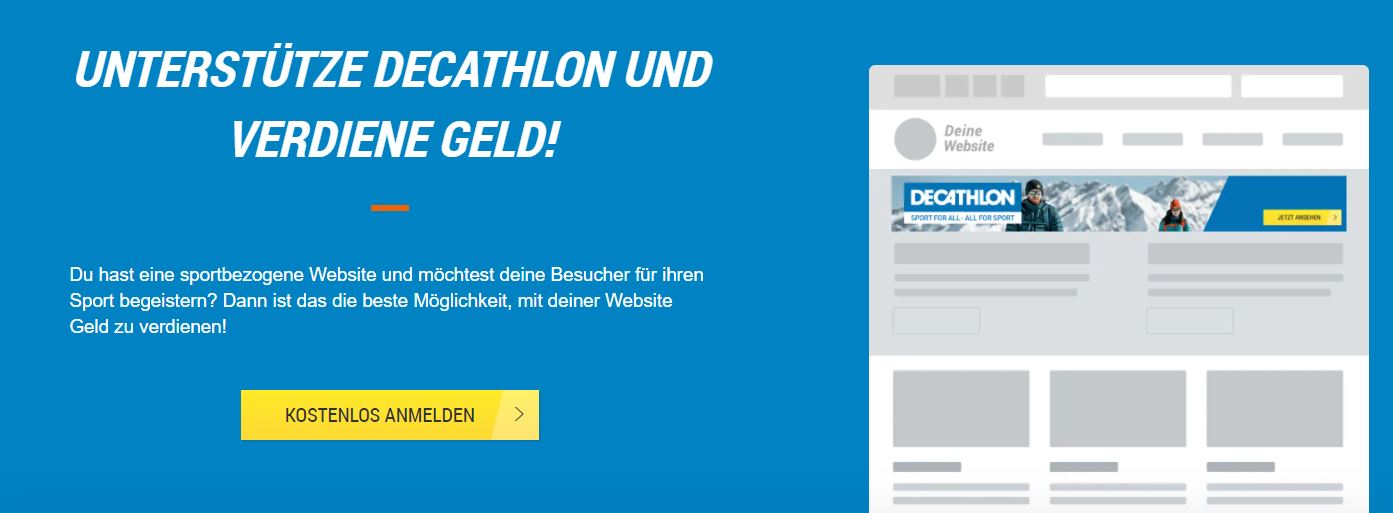 Decathlon Partnerprogramm